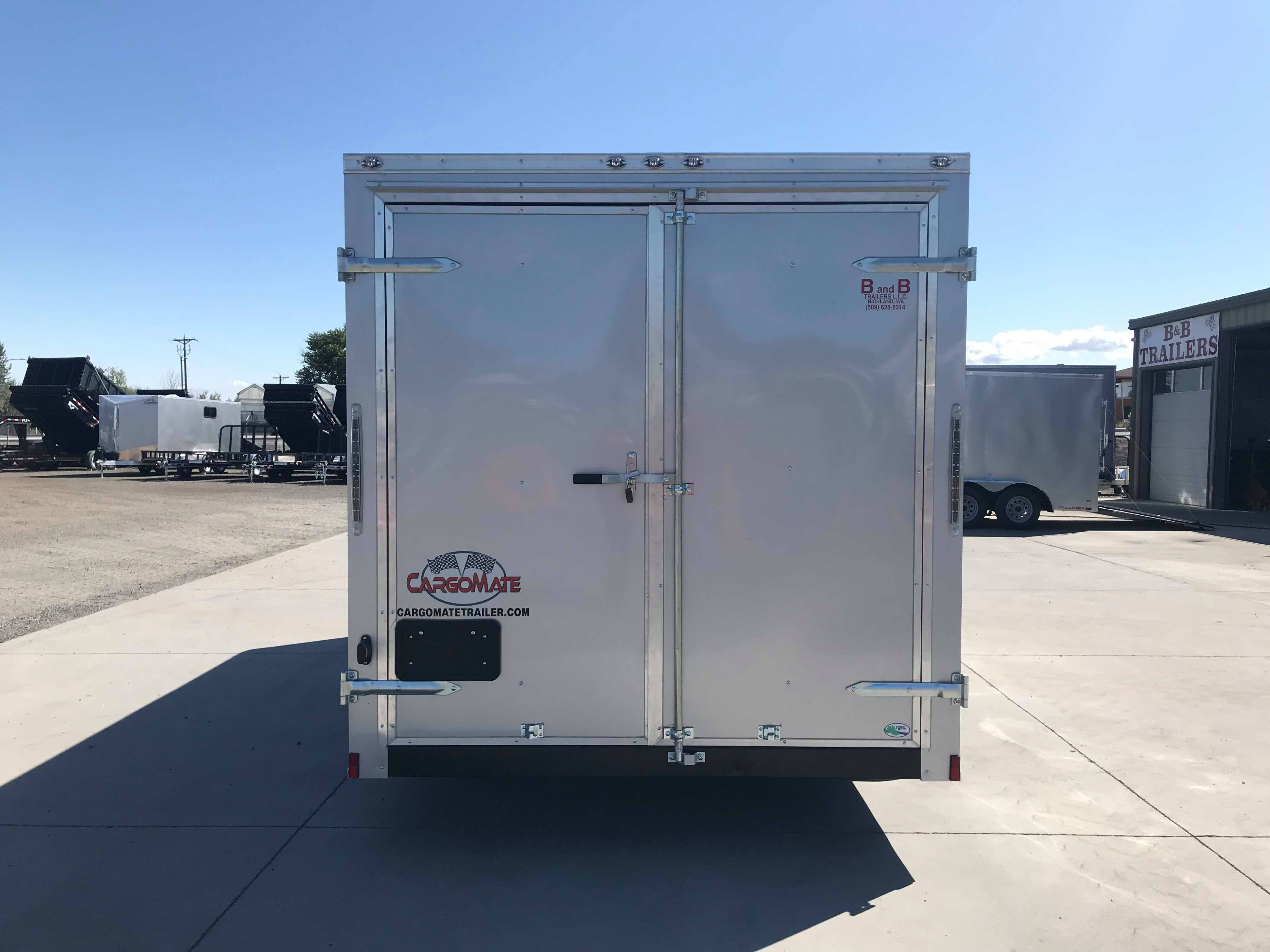 7x16 Challenger Rear Barn Doors B And B Trailers