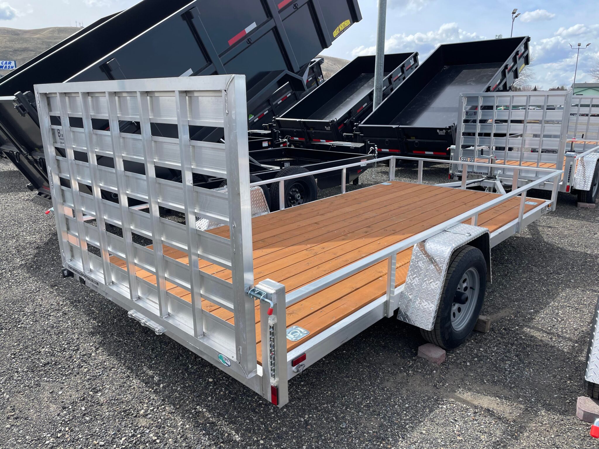 6.5X14 ALUMINUM UTILITY - B and B Trailers