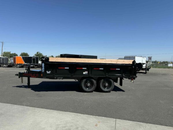 8X14 DOUBLE A DUMP W/ FOLDING SIDES - Image 3