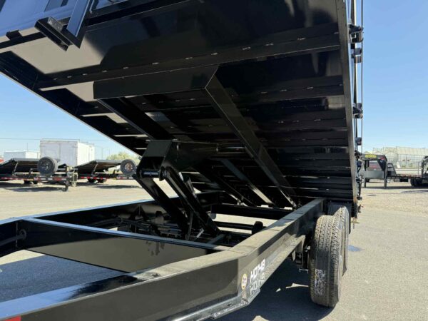 8X14 DOUBLE A DUMP W/ FOLDING SIDES - Image 7