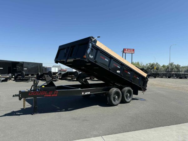 8X14 DOUBLE A DUMP W/ FOLDING SIDES