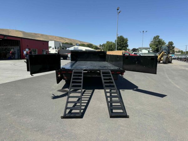 8X14 DOUBLE A DUMP W/ FOLDING SIDES - Image 8