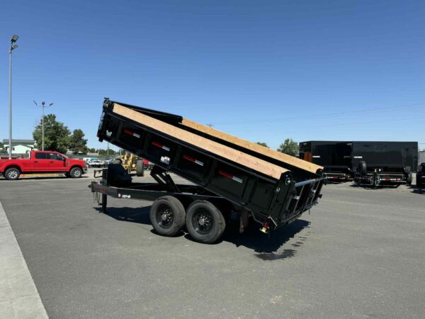 8X14 DOUBLE A DUMP W/ FOLDING SIDES - Image 9