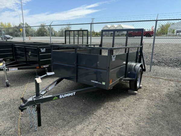 5X8 Summit Cascade rear ramp
