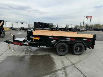 7X14 DOUBLE A DUMP TRAILER ELP 